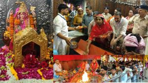 trilokpur temple navratri पहले नवरात्र पर त्रिलोकपुर में मां बालासुंदरी के दर उमड़ा आस्था का सैलाब, 30 हजार ने किए महामाया के दर्शन