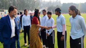 लुहणू क्रिकेट मैदान में अंडर-19 इंडियन वुमेन चैलेंजर कप-2026 का आगाज, DC किरण भड़ाना ने किया शुभारंभ