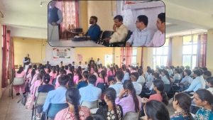 स्वदेशी जागरण मंच जिला ऊना की ओर से श्री विष्णु सनातन धर्म भटोली कॉलेज में उद्यमिता प्रोत्साहन सम्मेलन का आयोजन किया गया।