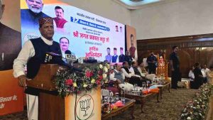 डॉ. राजीव बिंदल ने शिमला में आयोजित बुद्धिजीवी सम्मेलन में केंद्रीय स्वास्थ्य, परिवार कल्याण, रसायन एवं उर्वरक मंत्री तथा भाजपा के पूर्व राष्ट्रीय अध्यक्ष जगत प्रकाश नड्डा का हिमाचल प्रदेश आगमन पर स्वागत एवं अभिनंदन किया।