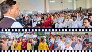 भाजपा प्रदेश अध्यक्ष डॉ. राजीव बिंदल की अध्यक्षता में भारतीय जनता पार्टी नाहन विधानसभा क्षेत्र की एक बैठक हिंदू आश्रम नाहन में आयोजित की गई।