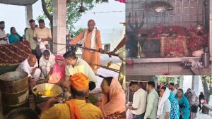 कौलांवालाभूड़ पंचायत स्थित त्रिभुवनी (त्रिभोणी) मंदिर में आषाढ़ माह के चारों रविवार को लगने वाले पारंपरिक मेले में हिमाचल प्रदेश और हरियाणा के मोरनी क्षेत्र से हजारों श्रद्धालु पहुंच रहे हैं।