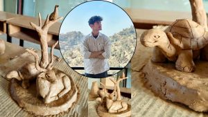 आज के दौर में जब युवाओं की रचनात्मकता मोबाइल स्क्रीन, कैमरे और सोशल मीडिया के इर्द-गिर्द घूम रही है, नाहन का प्रियांशु पुंडीर मिट्टी के साथ अपनी अलग दुनिया रच रहा है।