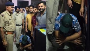 बद्दी में चिट्टे के साथ गिरफ्तार उत्तरप्रदेश का युवक।