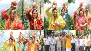 जिला सिरमौर के पच्छाद उपमंडल के लोगों के आराध्य देव भूर्शिंग महादेव मंदिर में रविवार को भव्य कलश यात्रा के साथ श्रीमद् भागवत महापुराण ज्ञानयज्ञ का शुभारंभ हुआ।
