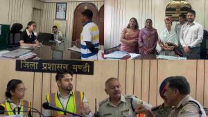 हिमाचल प्रदेश स्कूल शिक्षा बोर्ड की दसवीं कक्षा की परीक्षा में 99.57 प्रतिशत अंक प्राप्त कर जिला मंडी में प्रथम स्थान हासिल करने वाली कोटली की छात्रा अलीशा को सोमवार को एक दिन के लिए उपायुक्त मंडी की जिम्मेदारी सौंपी गई।