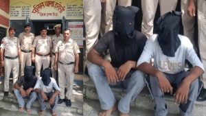 वारदात के दौरान आरोपियों ने मोबाइल छीनने का विरोध करने पर पीड़ित पर तेजधार हथियार से हमला भी किया था।