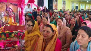 भूर्शिंग महादेव मंदिर परिसर में आयोजित आठ दिवसीय श्रीमद् भागवत महापुराण ज्ञानयज्ञ कथा का रविवार को विधिवत समापन हो गया। कथा के आठ दिनों के दौरान हजारों श्रद्धालुओं ने भक्ति भाव से कथा का श्रवण कर आध्यात्मिक लाभ प्राप्त किया।